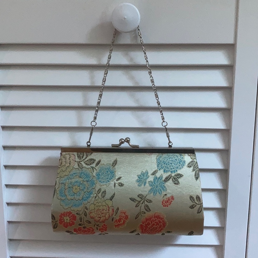 Unique Vintage Hard Case Clutch